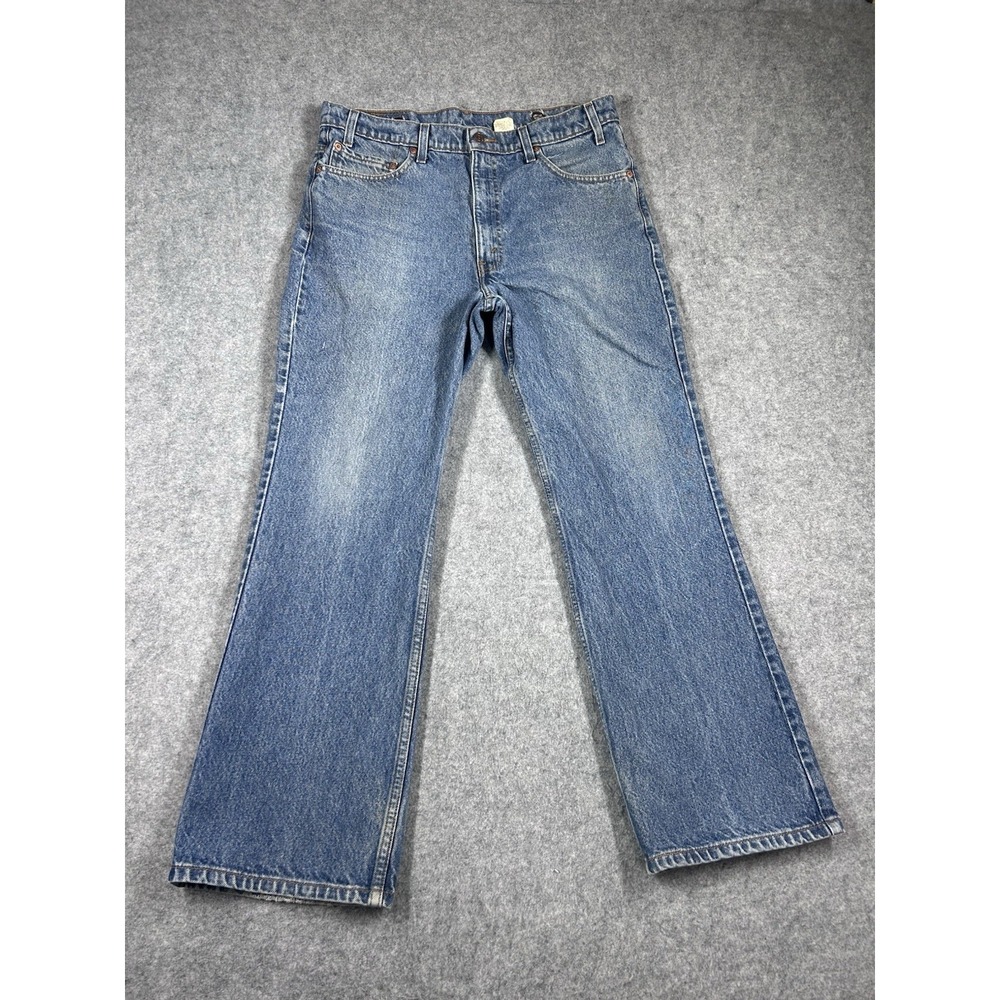 Vintage Levis 517 Jeans Mens 36x30 Blue Boot Cut Denim 90s